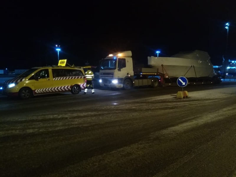 Night Travel between Ports in Finland