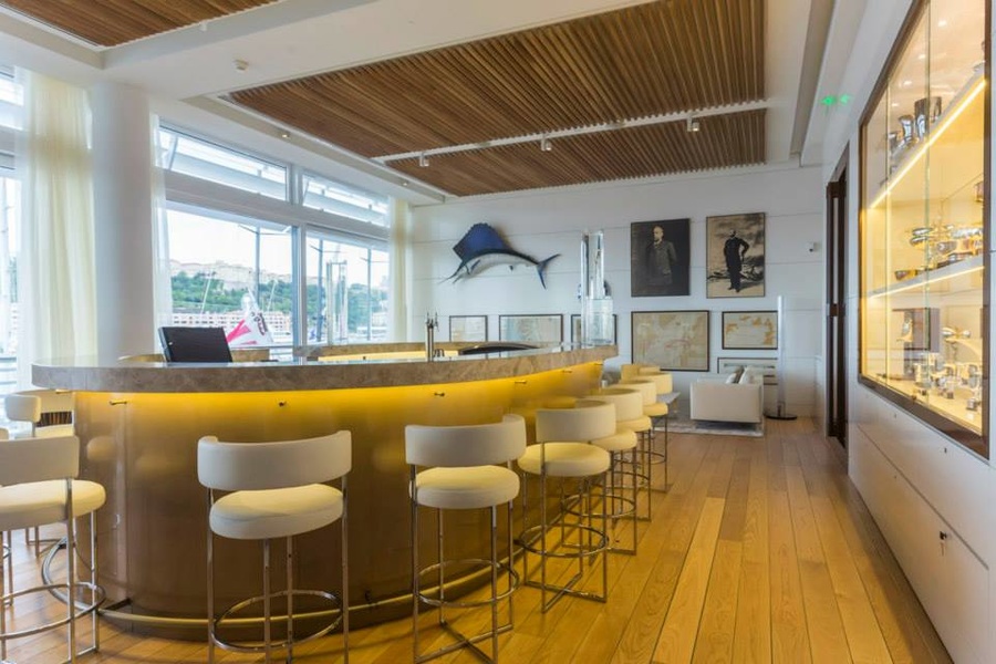 Interior of the Yacht Club