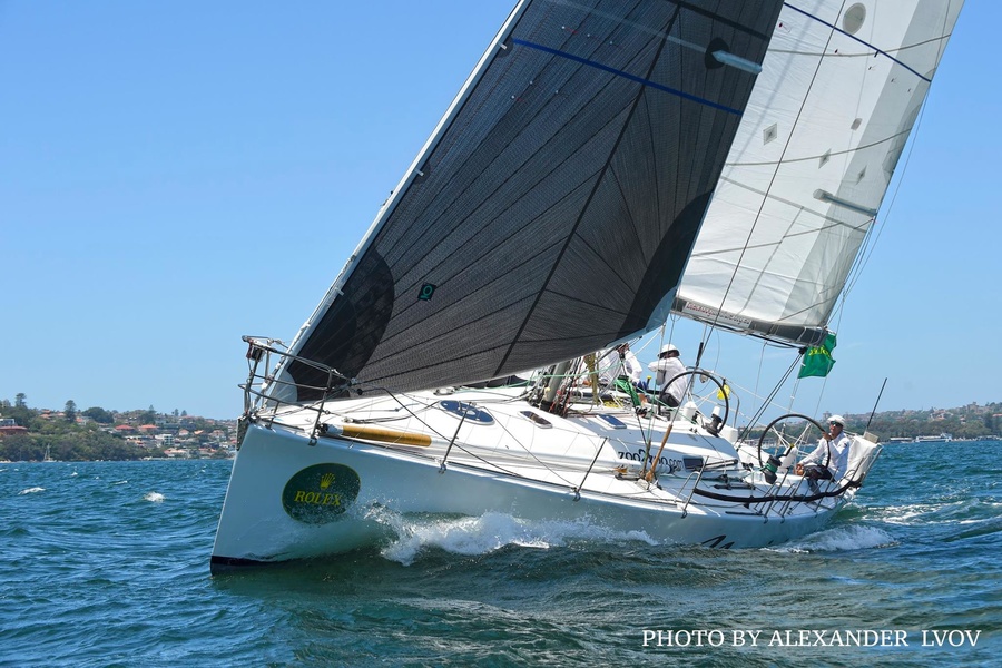 Simplesail Mahligai - boat under the Russian flag in Rolex Sydney Hobart