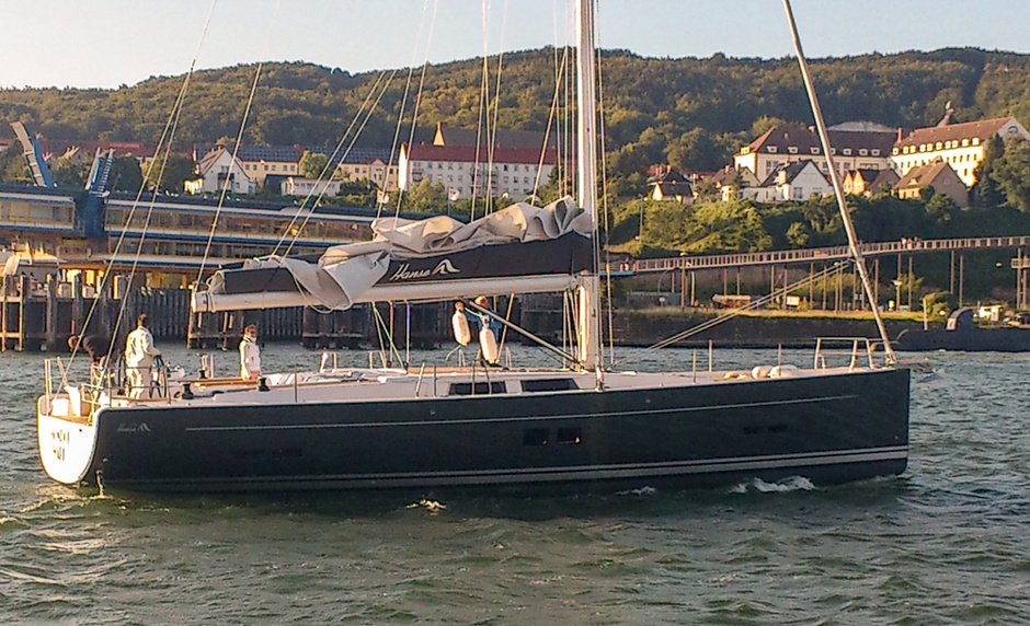 The first "live" 575 on water.