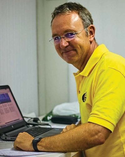 Jeremy Wyatt, director of the World Cruising Club. 