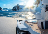 You lie in one of the hot tubs with heated water - including one on deck - and there are penguins and white bears walking on the ice floe somewhere nearby. Or...
