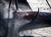 New IMOCA by Sébastien Simon - ArkeaPaprec. The photographer took it from a helicopter while Sébastien and his teammate Vincent Riou were training before Transat Jacques Vabre 2019. «The Vendée Globe 2020 will be amazing»,