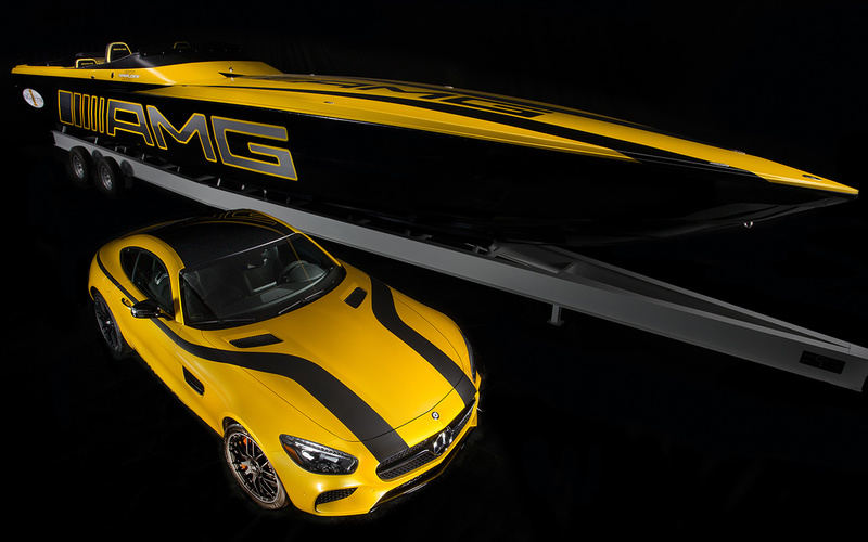 Cigarette 50' Marauder AMG GT S