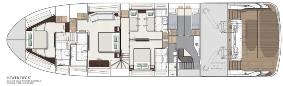 Lower deck layout