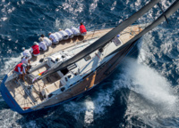 Among seven crews competing in the Swan 45 class, the best was the German team Fever. The fight in this fleet was extremely intense, so the results of the past five races of 15 points in addition to Fever scored the Dutch Automotions and the Finns Blue Nights - EKE. The fate of the world championship title in this class had to be decided by analyzing the arrival of the teams. Fever was distinguished by three victories in the race out of five possible.