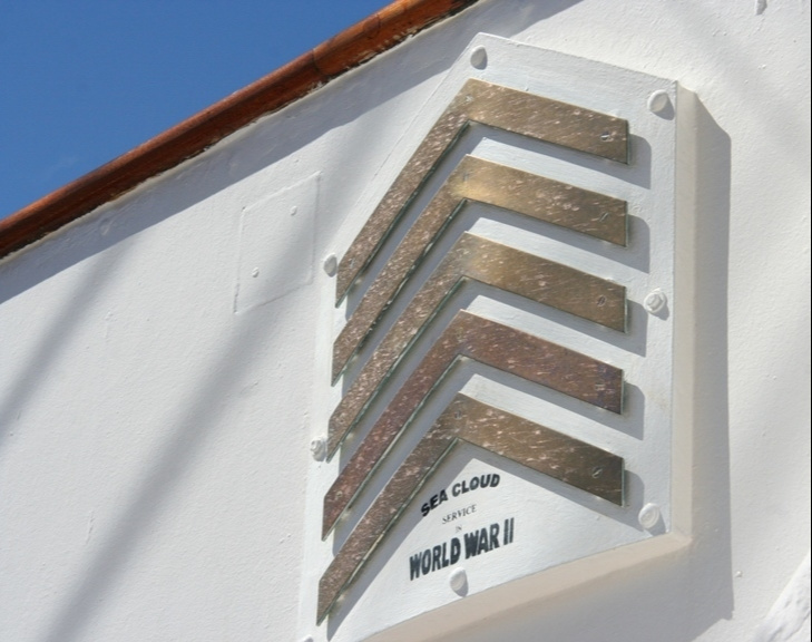 Each level represents the six months that bark spent in the service