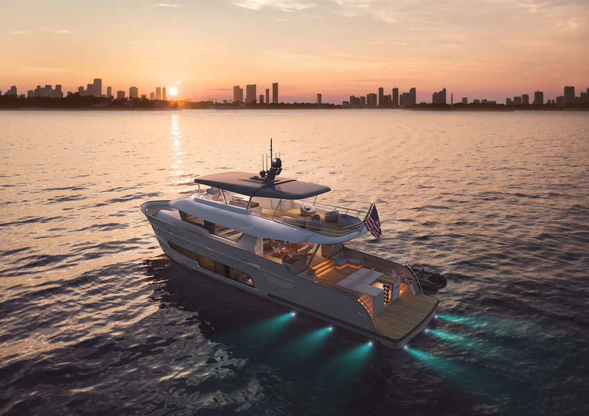 27-meter LeVen will decorate the berths of the Fort Lauderdale Boat Show, celebrating its 60th anniversary this year.