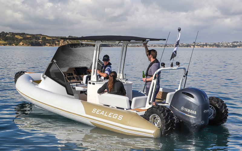 Sealegs 7.5m Semi-Cab RIB