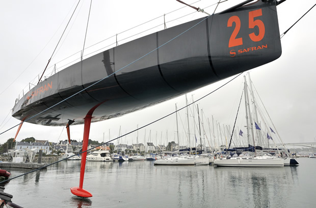 Safran is not a young but still a fighting yacht.