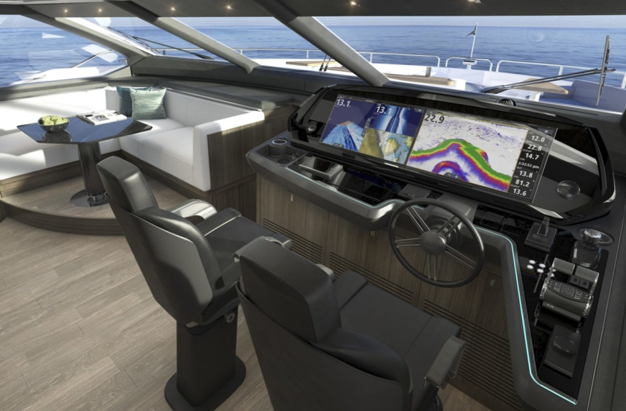 Control area on main deck