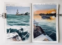 Из Цимлянского водохранилища вышли в Дон, до моря уже рукой подать. На подходе к Ростову-на-Дону на практике изучили главу правил о расхождении судов. Вообще, за соблюдением водного ПДД следит водное ГИБДД  - ГИМС. Экипажу Velvette 41 за весь переход до Сочи довелось иметь дело с ГИМС только однажды — под Саратовом, где они прошли под пролетом моста, под которым проложен фарватер и судовой ход для больших кораблей. По правилам, маломерные суда, коими являются яхты, должны идти вне судового хода. Но придерживаться судового хода может быть безопаснее в плохо маркированных акваториях, где вне фарватера можно сесть на мель или намотать на винт рыболовную сеть. Инспекторы ГИМС в итоге согласились с доводами шкипера и не стали выписывать штраф. 