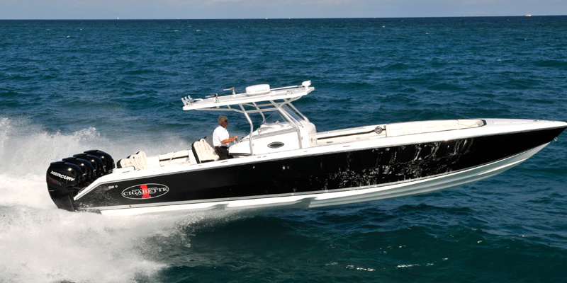 Cigarette 39' Top Fish Open