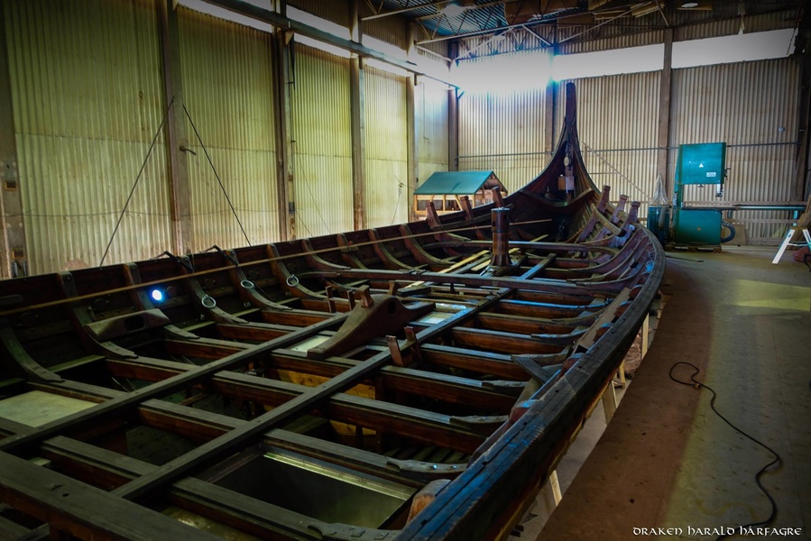 Drakkar under construction