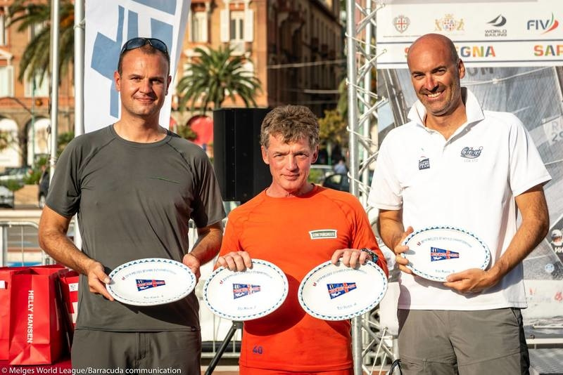 Pavel Kuznetsov (center)