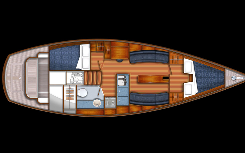 Reliant 40 Aft Cockpit