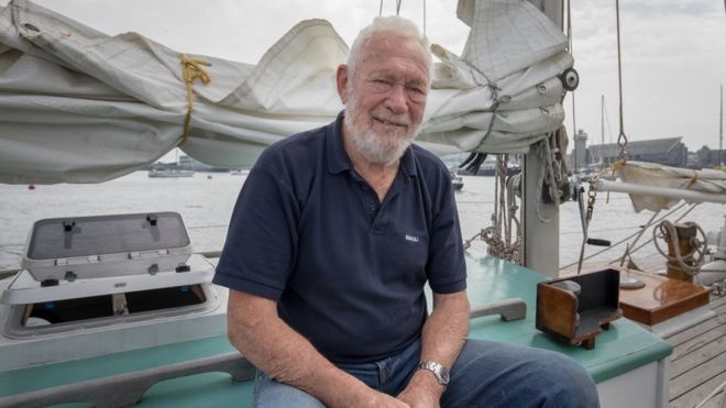 Sir Robin Knox-Johnston today.