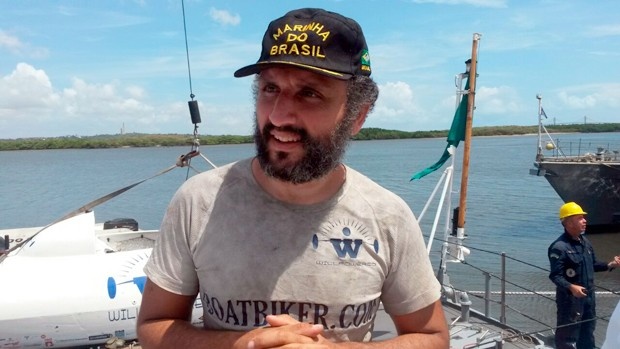 Rescued navigator