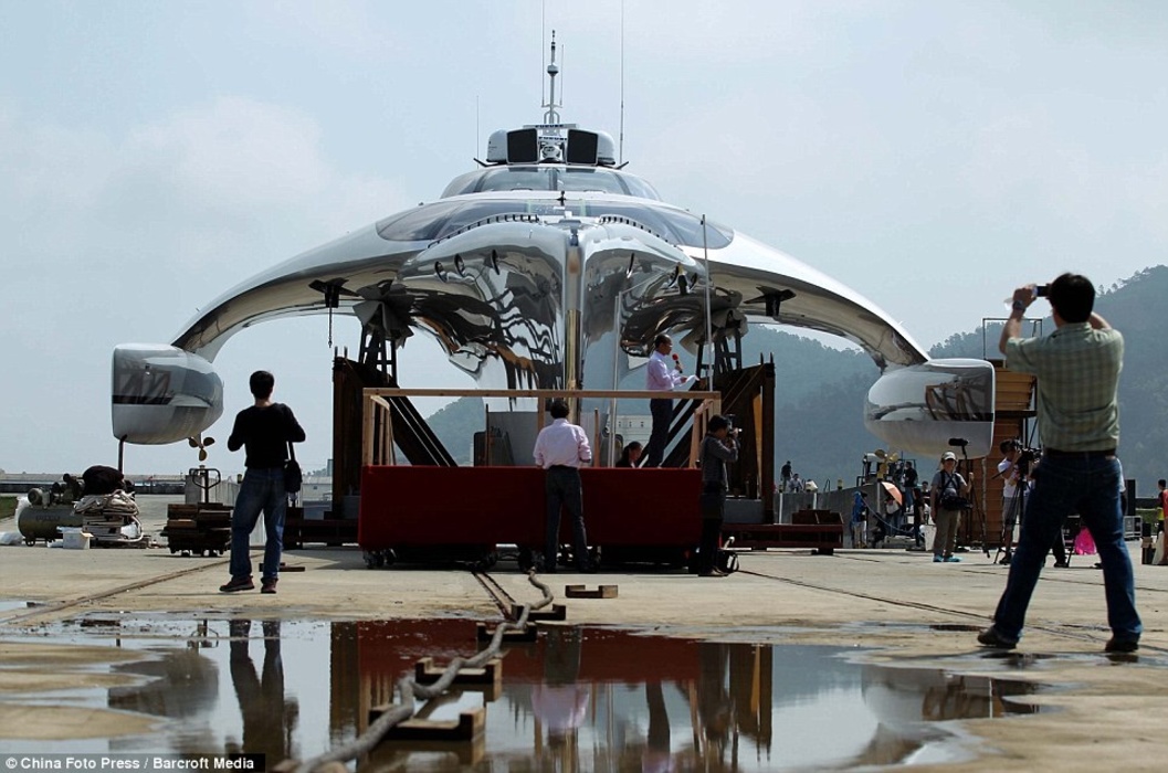 A yacht or a spaceship?