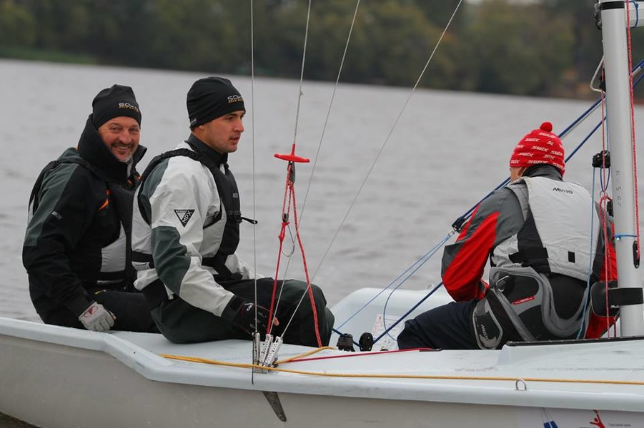 EM-Ka RUS 67: helmsman Oleg Evdokimenko, schoolboats Alexander Andrianov and Alexey Vasilyev.