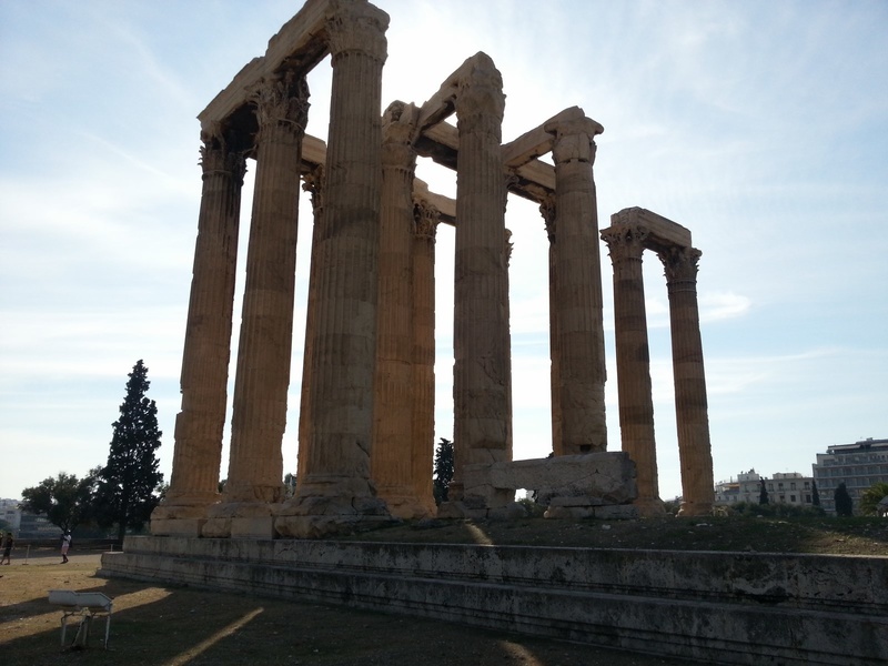 The temple of Poseidon at Cape Sunyon is to negotiate a successful voyage with the gods.