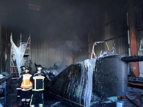 After the fire.