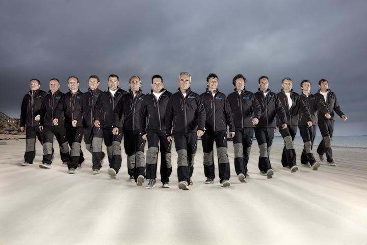Luke Peyron and his team