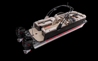 Avalon Catalina Platinum Quad Lounger Windshield 25