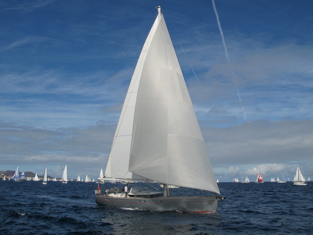 Yacht PolinaStar 2, which took the first place in the cruise division.