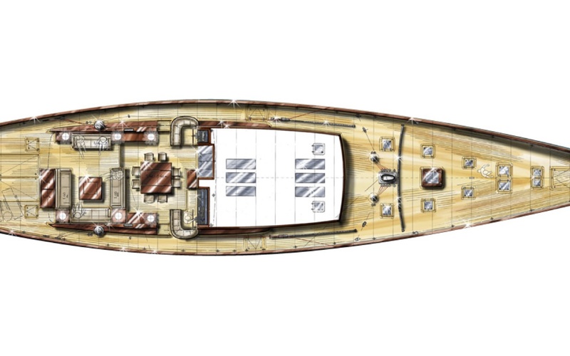 JFA Yachts SY 125′ Classic Sloop