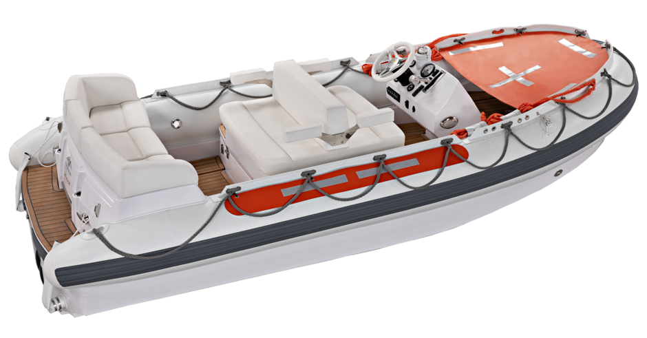 Castoldi Jet Tender 14 in SOLAS configuration