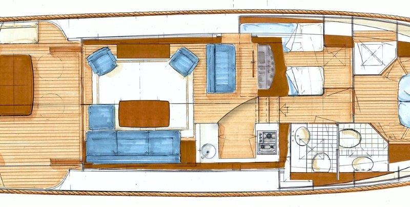 Linssen 46 Sedan Deckbridge