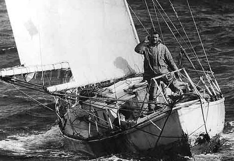 Robin Knox-Johnston on Suhaili in 1969.