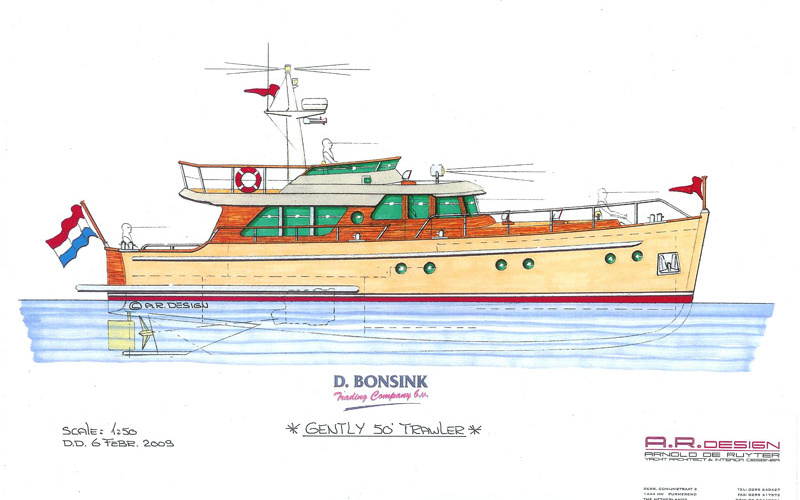 Serious Gently 50' Trawler
