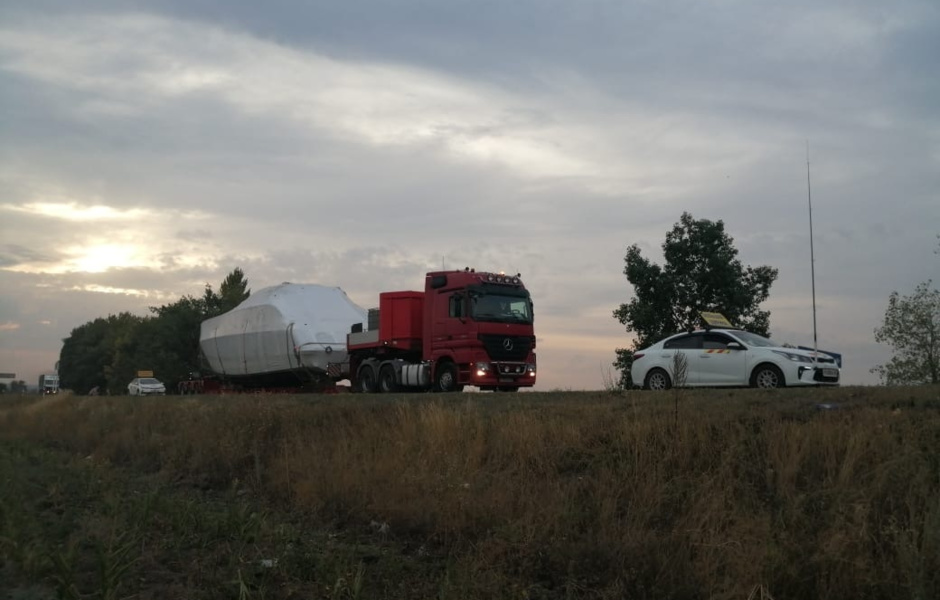 Перевозкка Princess V58 в Иркутск. Сопровождение