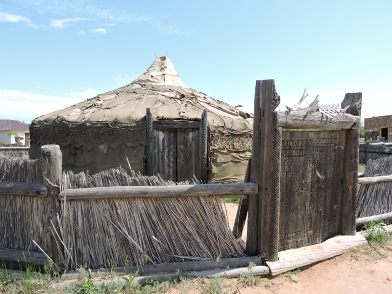 You can see this yurt in the movie, too.