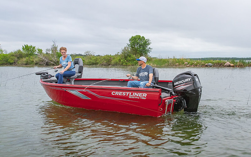 Crestliner 1650 Pro Tiller