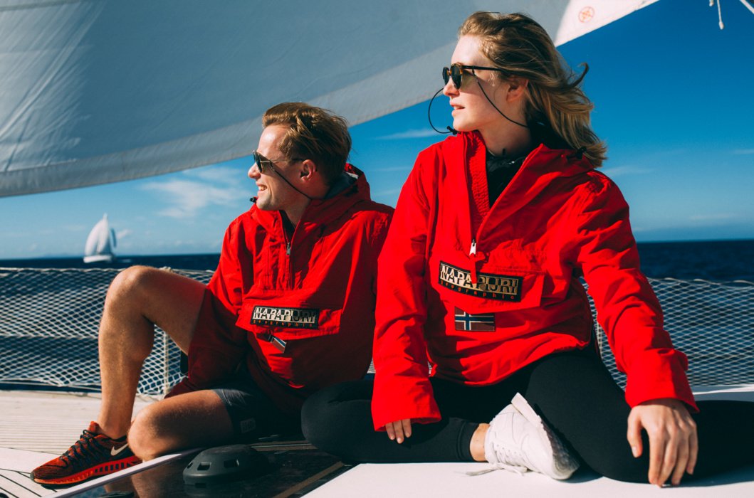 It seems that the nose is the favorite part of a yacht during the transition to the sea. You can sunbathe here or just sit there and look around.