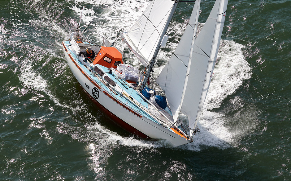 Philippe Pesce on Rustler 36 PRB
