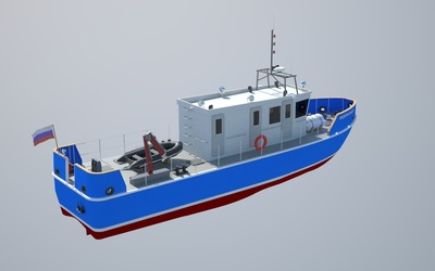Trident Катер обеспечения водолазных работ