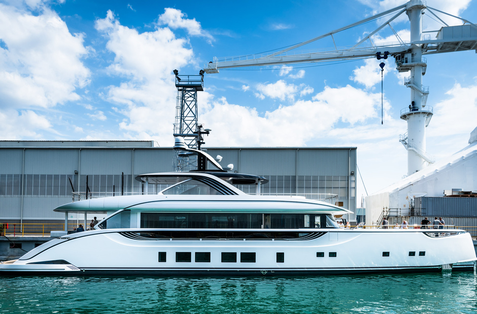 Суперяхта-конструктор: первая Dynamiq GTT 130 на воде