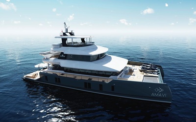Two Oceans 870 Power Catamaran