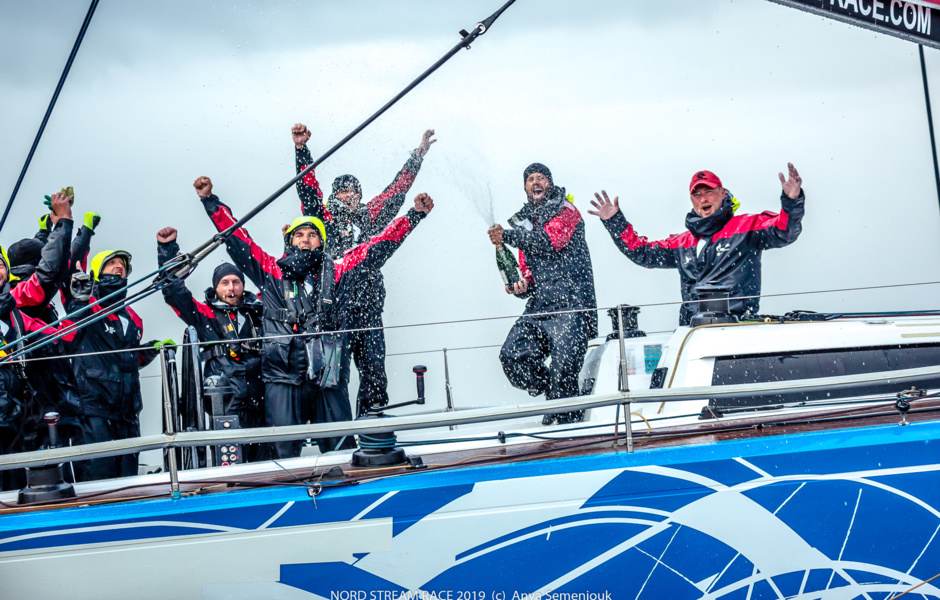 "Leviathan at the finish of the Nord Stream Race 2019 in St. Petersburg. Photo: Anna Semenyuk