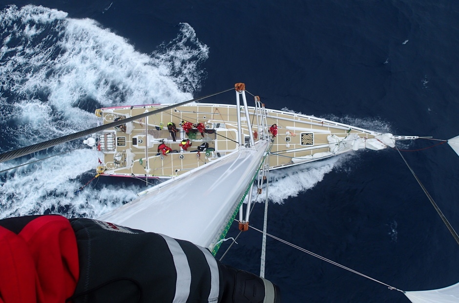 Twenty people on one clipper.