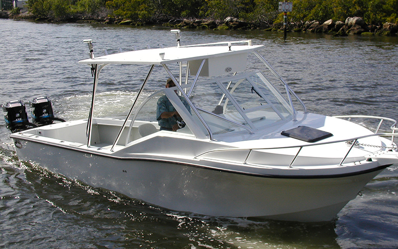 Dusky 252 Cuddy Side Steering