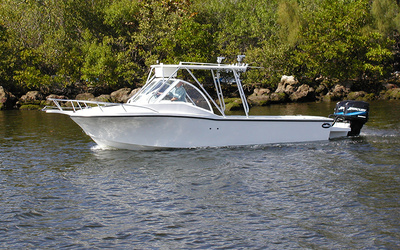 Dusky 252 Cuddy Side Steering