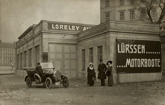 Lurssen shipyard at the end of the 19th century