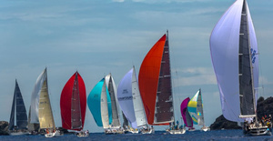 The multi-coloured sails of St. Barth's