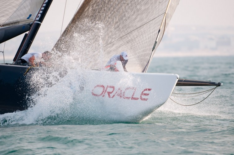 BMW Oracle Racing - first on track