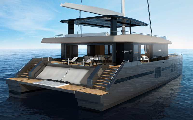 Sunreef Supreme 88 Sailing